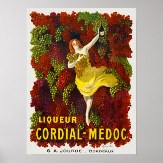 Vintage Alcohol Advertisement Poster