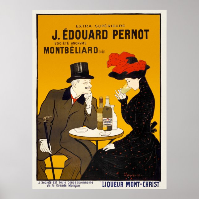 Vintage Alcohol Advertisement Poster (Front)