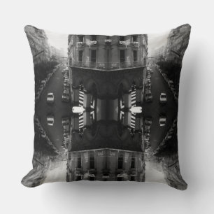 Vintage Algeria Algiers cars building Mouse Pad Cushion