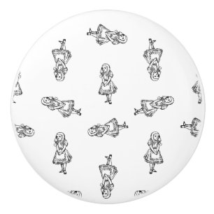 Vintage Alice Alice in Wonderland CUSTOM COLOR Ceramic Knob