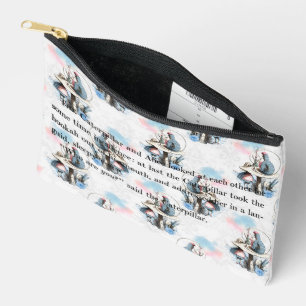 Vintage Alice and the Caterpillar Accessory Pouch
