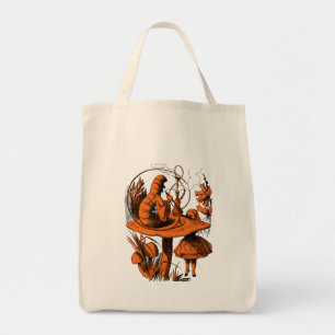 Vintage Alice & Centipede in Wonderland Tote Bag