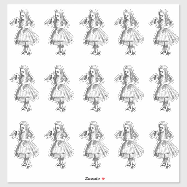 Vintage Alice Drink Me (Sheet)