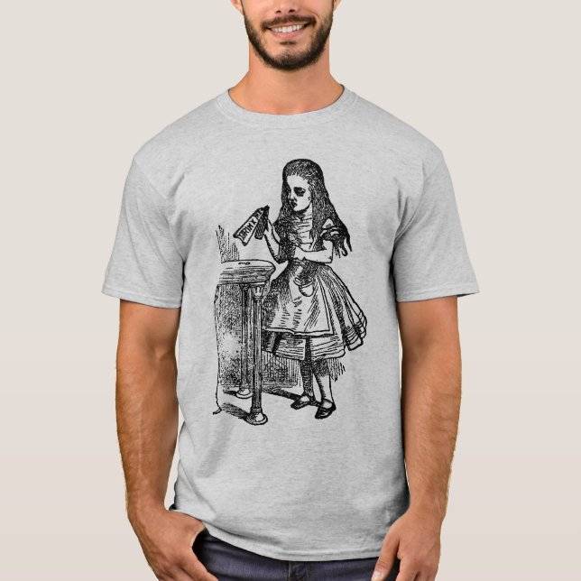 Vintage Alice Drink Me T-Shirt (Front)