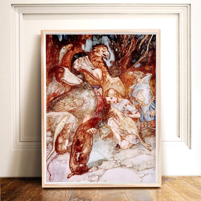 Vintage Alice in Wonderland Animal Friends Poster (Creator Uploaded)