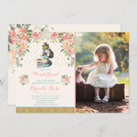 Vintage Alice In Wonderland Birthday Invitation