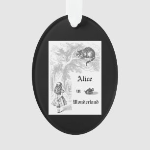 Vintage Alice in Wonderland Christmas Ornament