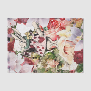 Vintage Alice in Wonderland Decoupage Tissue Paper