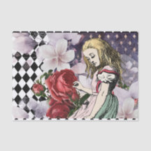 Vintage Alice in Wonderland Decoupage 