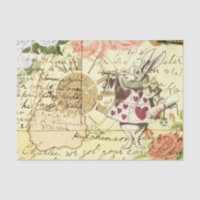 Vintage Alice in Wonderland Decoupage