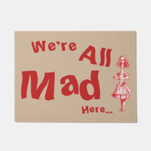 Vintage Alice in Wonderland Doormat