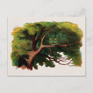 Vintage Alice in Wonderland Illustration Postcard