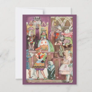 Vintage Alice in Wonderland Invitation