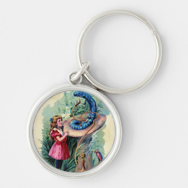 Vintage Alice In Wonderland Keychain (Front)