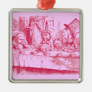 Vintage Alice in Wonderland Metal Tree Decoration