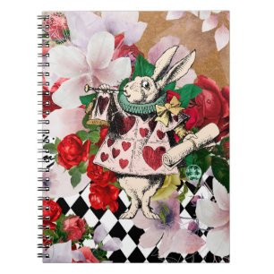 Vintage Alice in Wonderland Notebook