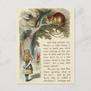 Vintage Alice in Wonderland  Postcard