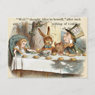 Vintage Alice in Wonderland  Postcard