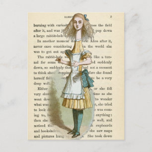 Vintage Alice in Wonderland  Postcard