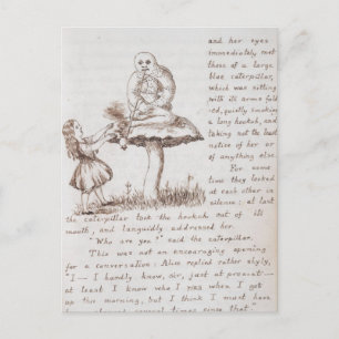 Vintage Alice in Wonderland  Postcard