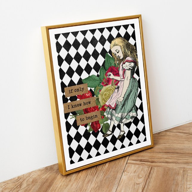 Vintage Alice in Wonderland Poster (Creator Uploaded)