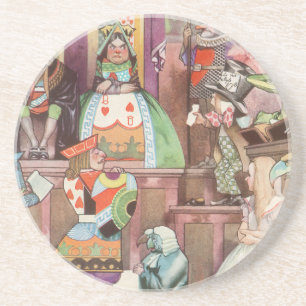 Vintage Alice in Wonderland, Queen of Hearts Coaster