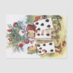 Vintage Alice in Wonderland Red Roses Decoupage Tissue Paper<br><div class="desc">Vintage Alice in Wonderland Illustration tissue paper featuring Alice with Red Roses. Ideal for your decoupaging projects.</div>