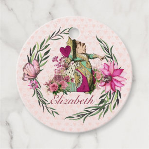 Vintage Alice in Wonderland Tea Party Custom Party Favour Tags