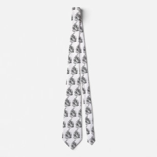 Vintage Alice in Wonderland the White Rabbit Watch Tie