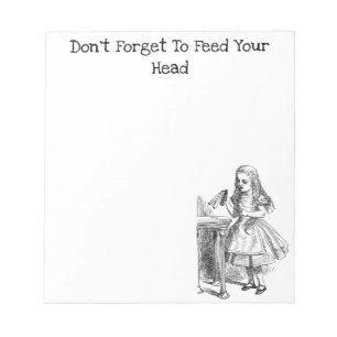 Vintage Alice Notepad