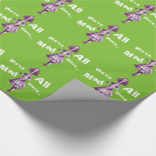 Vintage Alice Stretched in Wonderland Wrapping Paper