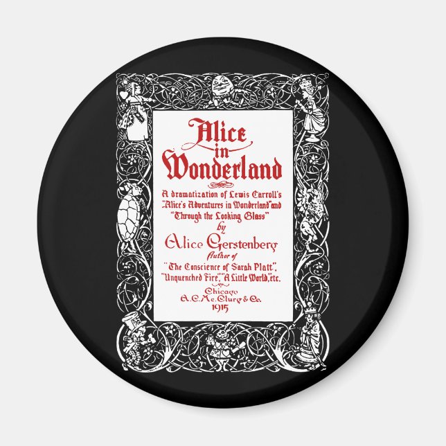 Vintage Alice Title Magnet (Front)