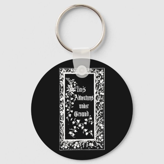 Vintage Alice's Adventures Underground Key Ring (Front)