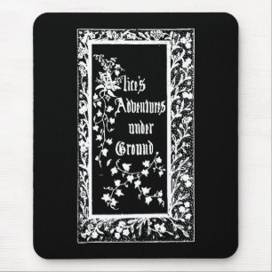 Vintage Alice's Adventures Underground Mouse Pad