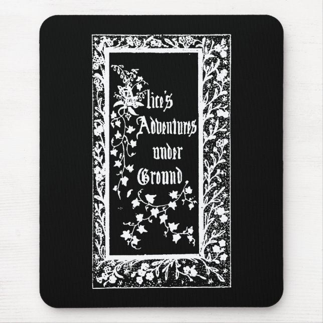 Vintage Alice's Adventures Underground Mouse Pad (Front)