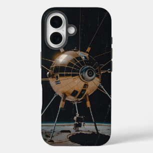 Vintage alien craft iPhone 16 case