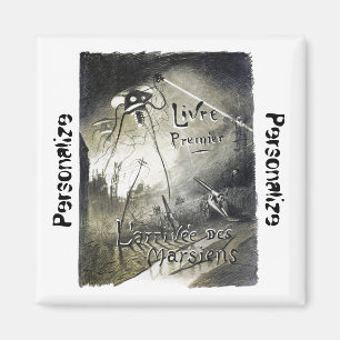 Vintage alien invasion magnet