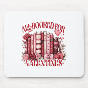 Vintage All Booked For Valentines Books Club Booki Mouse Pad