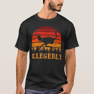 Vintage Allegedly Ostrich Retro T-Shirt