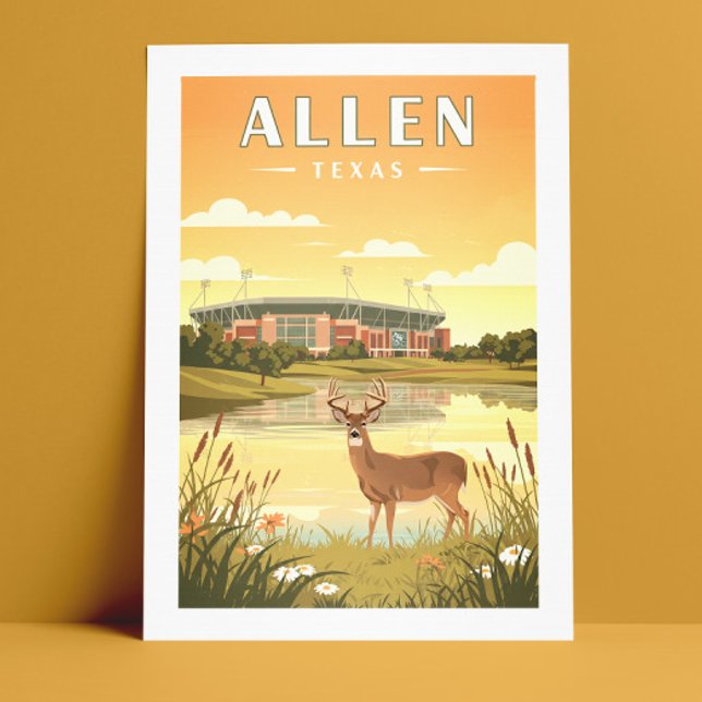 Vintage Allen Texas Postcard (Creator Uploaded)