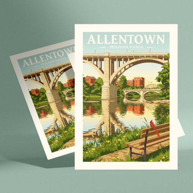 Vintage Allentown  Pennsylvania Postcard (Creator Uploaded)