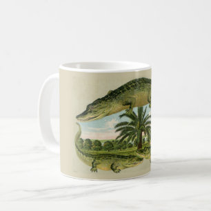 Vintage Alligator Palm  Mug