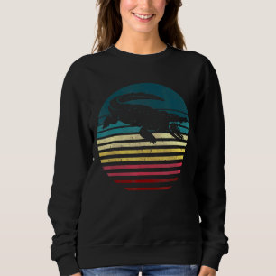 Vintage Alligator Retro Family Love Animals Distre Sweatshirt