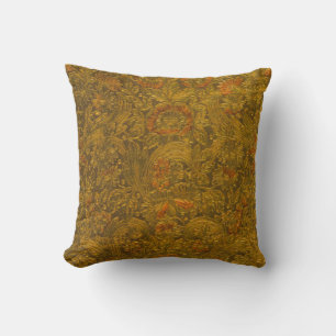 Vintage Allover Embossed Floral Pattern Cushion