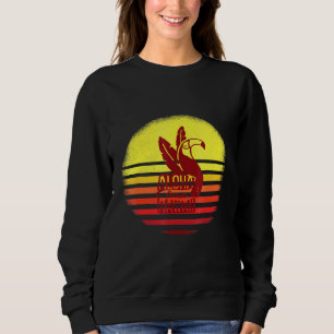 Vintage Aloha Summer Beach Hawaii Island Party Tou Sweatshirt