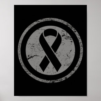 Vintage Alopecia Awareness Gift Poster