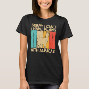 Vintage Alpaca For Men Women Kids Boys Girls Llama T-Shirt