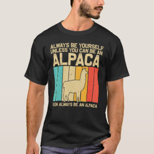 Vintage Alpaca For Men Women Kids Boys Girls Llama T-Shirt