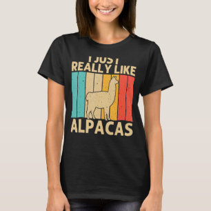 Vintage Alpaca For Men Women Kids Boys Girls Llama T-Shirt