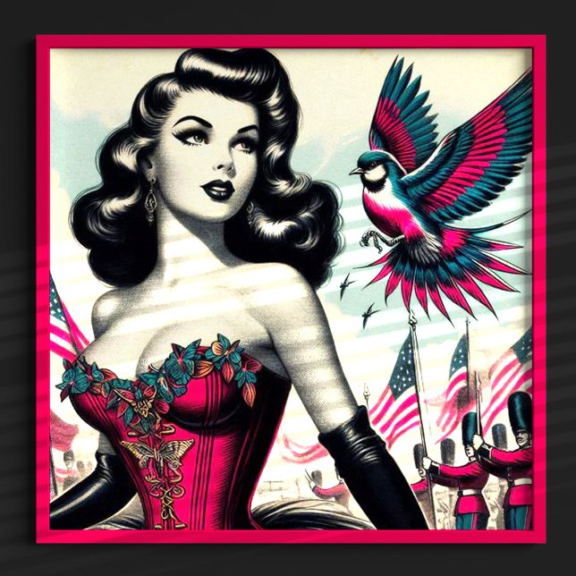 Vintage Alternative Corset Pin Up Poster (Creator Uploaded)